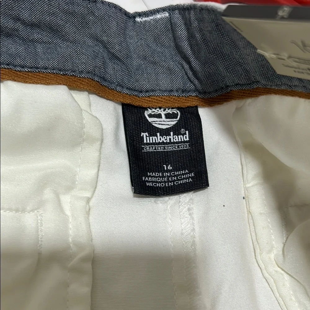 Abercrombie Black Polo Shirt and Timberland White Shorts Set size 16Boys set GUC